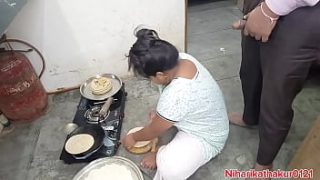Indian Desi Stepmom Fucks Hard In The Kitchen
