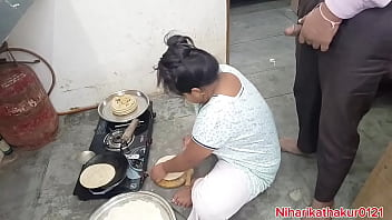 Indian Desi Stepmom Fucks Hard In The Kitchen