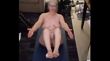 Morning Yoga With A Horny Mature Milf