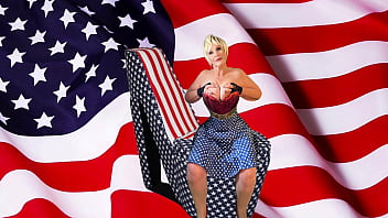 Granny America’s New Year Creampie Celebration