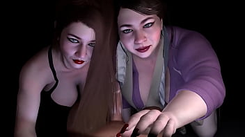 Double Blowjob By Two Thick Mature Asian Milfs: 3d Porn